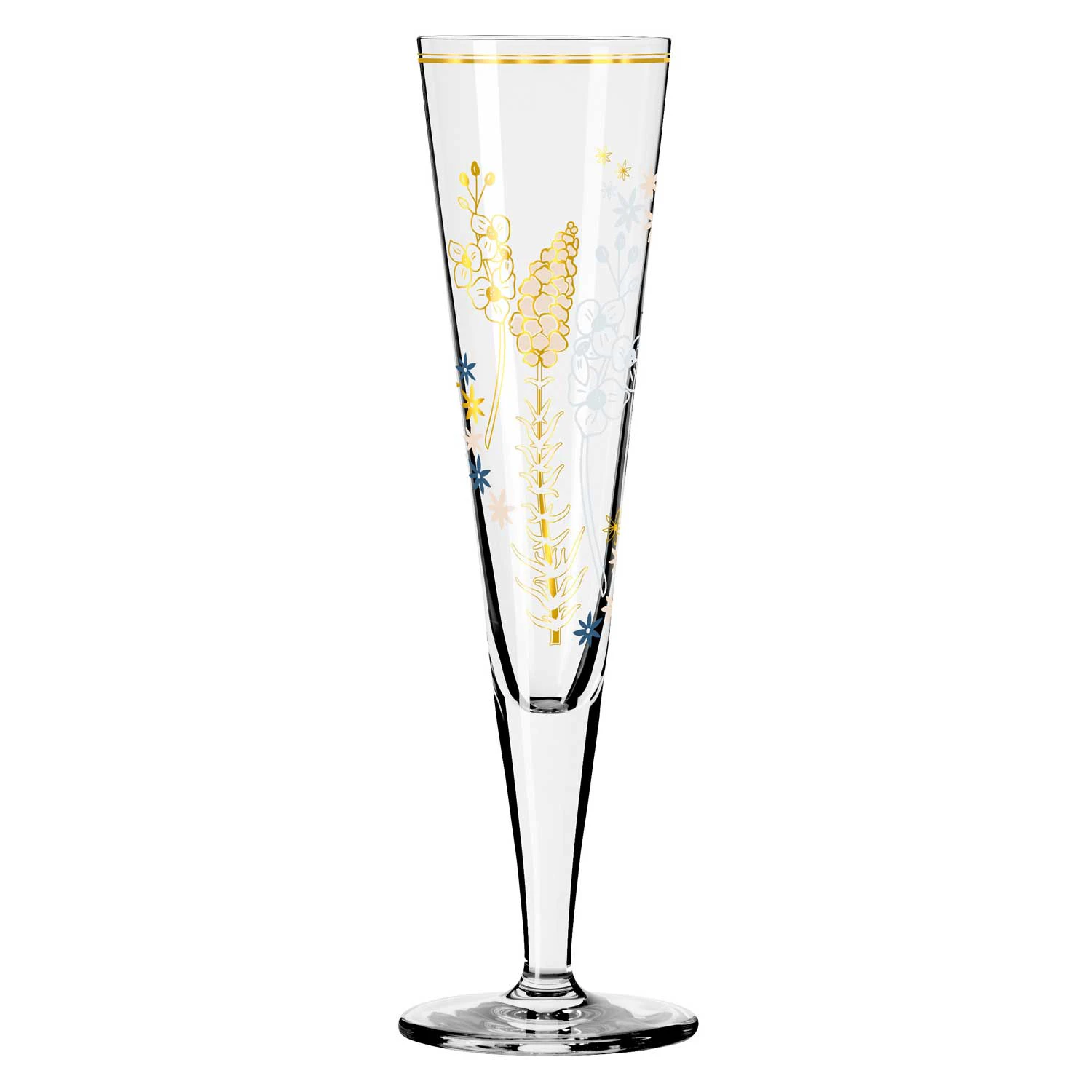 Ritzenhoff Goldnacht Champagneglass No: 37 -  Champagneglass Krystall Klar - 1071037