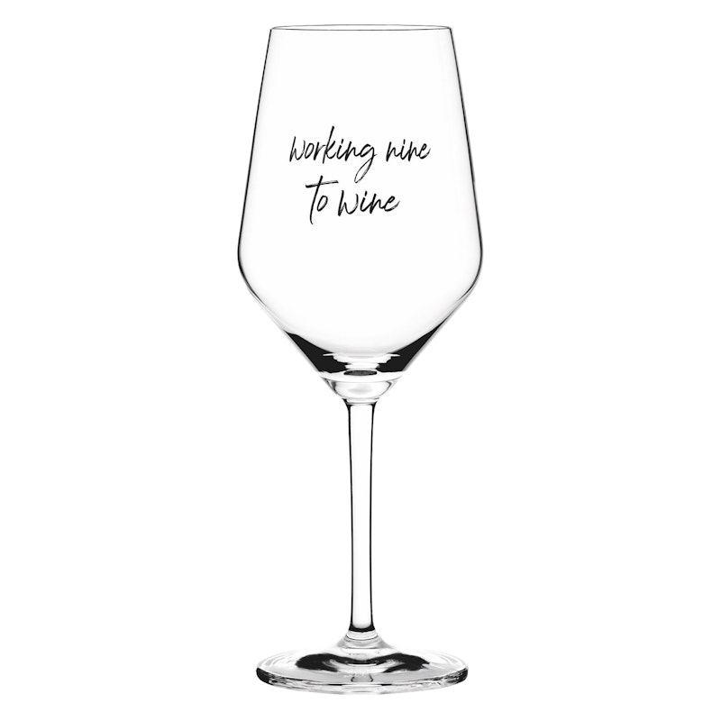 Vinglass 48 cl, Working nine to Wine