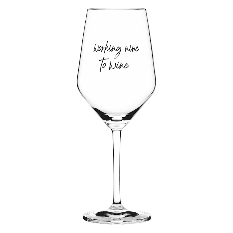 Vinglass 48 cl, Working nine to Wine