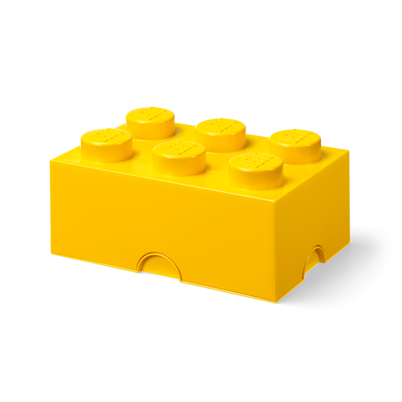 LEGO® Brick Boks 6 Knotter, Gul