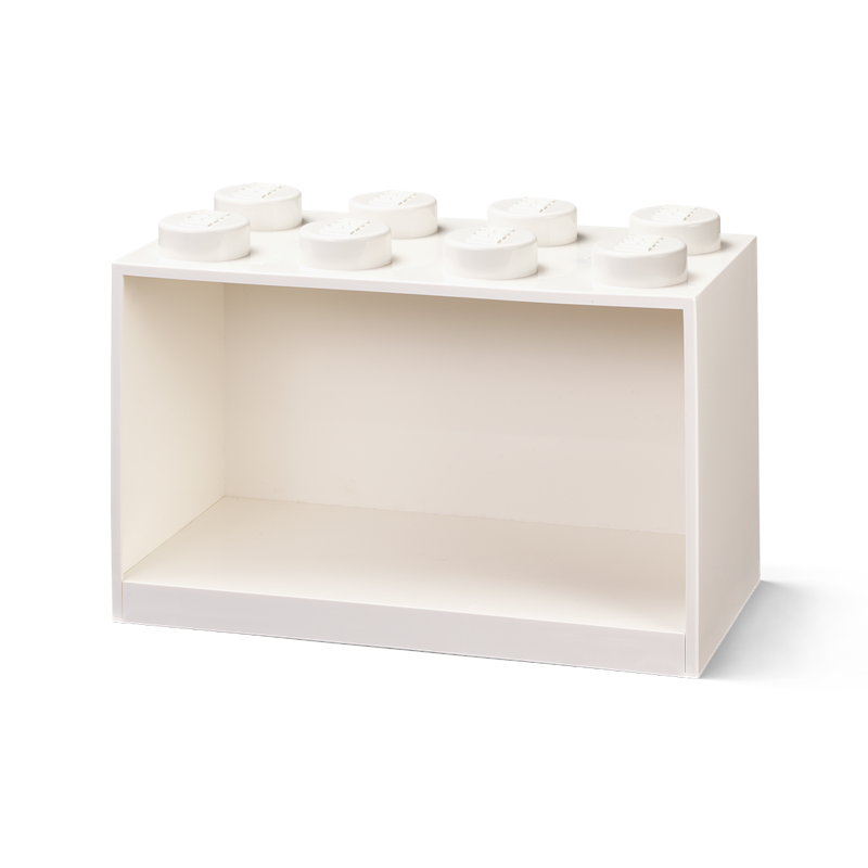LEGO® Brick Hylle 8 Knotter, Hvit