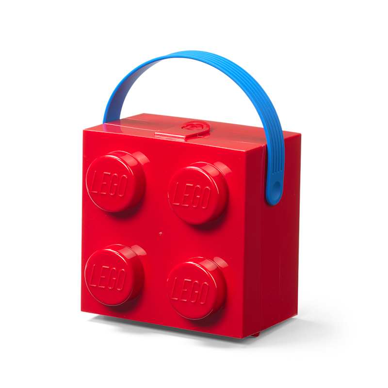 LEGO® Eske Med Håndtak 4 Knotter, Rød