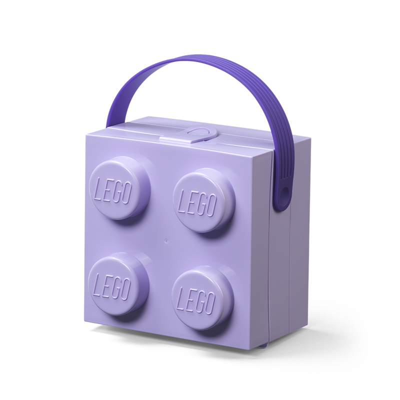 LEGO® Eske Med Håndtak 4 Knotter, Lilla