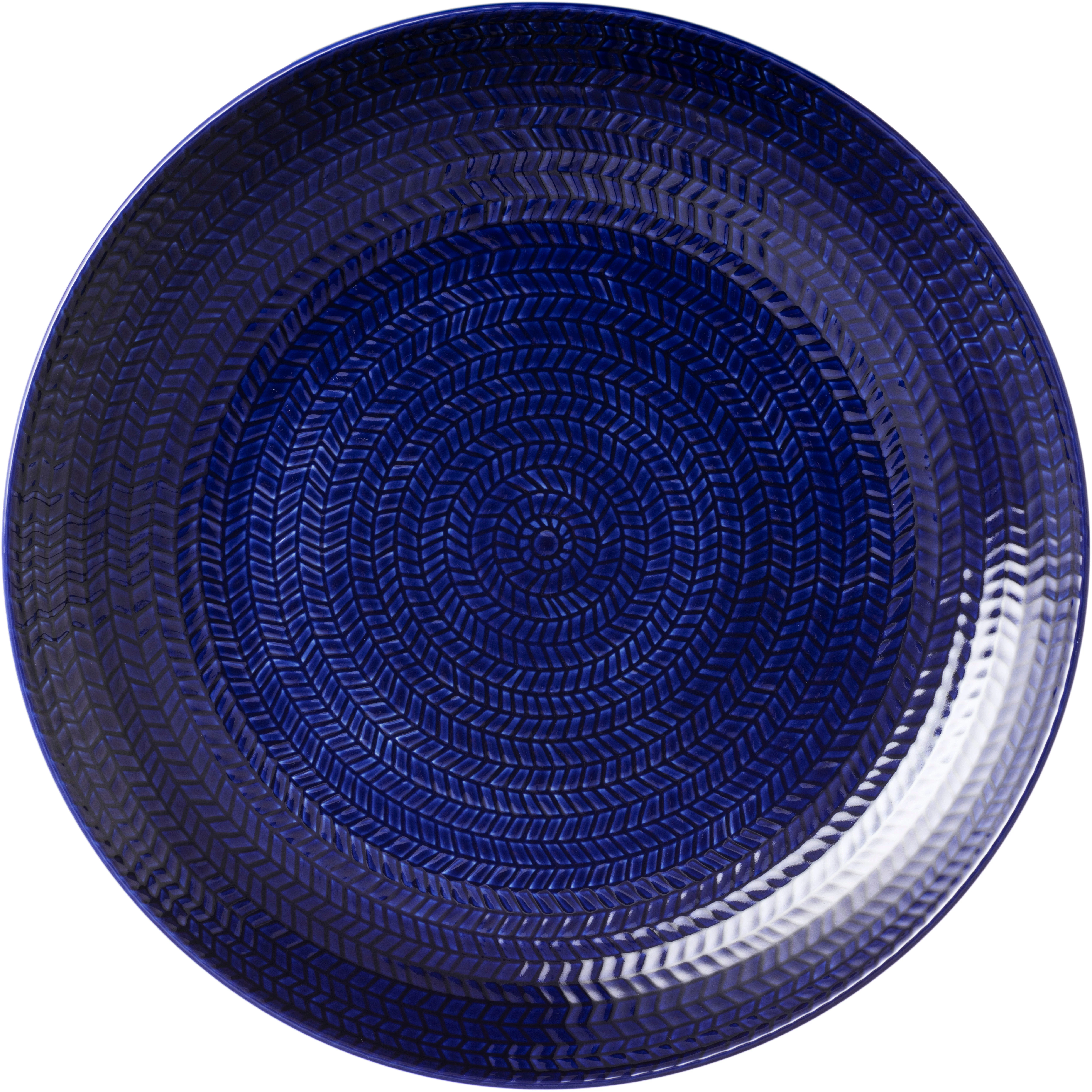R&ouml;rstrand  Eld Tallerken 26 Cm  -  Tallerkener Feldspar Porcelain Bl&aring; - 1086820