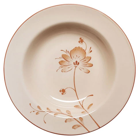 R&ouml;rstrand F&aring;gel Dyp Tallerken 24 Cm -  Dype tallerkener Feldspar Porcelain Caramel - 1083857