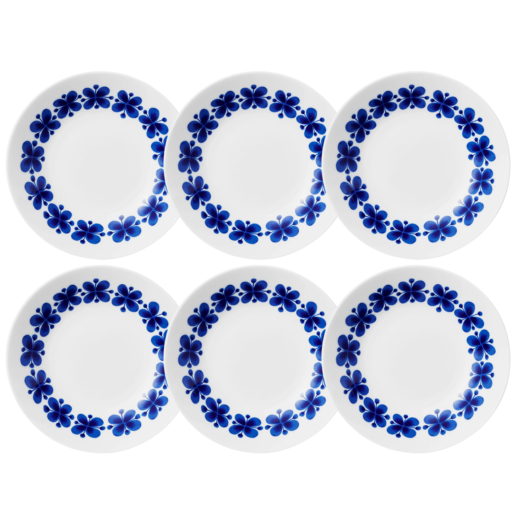 R&ouml;rstrand Mon Amie Dyp Tallerken 20 Cm 6-pk - Dype tallerkener Hvit - 1058775X6