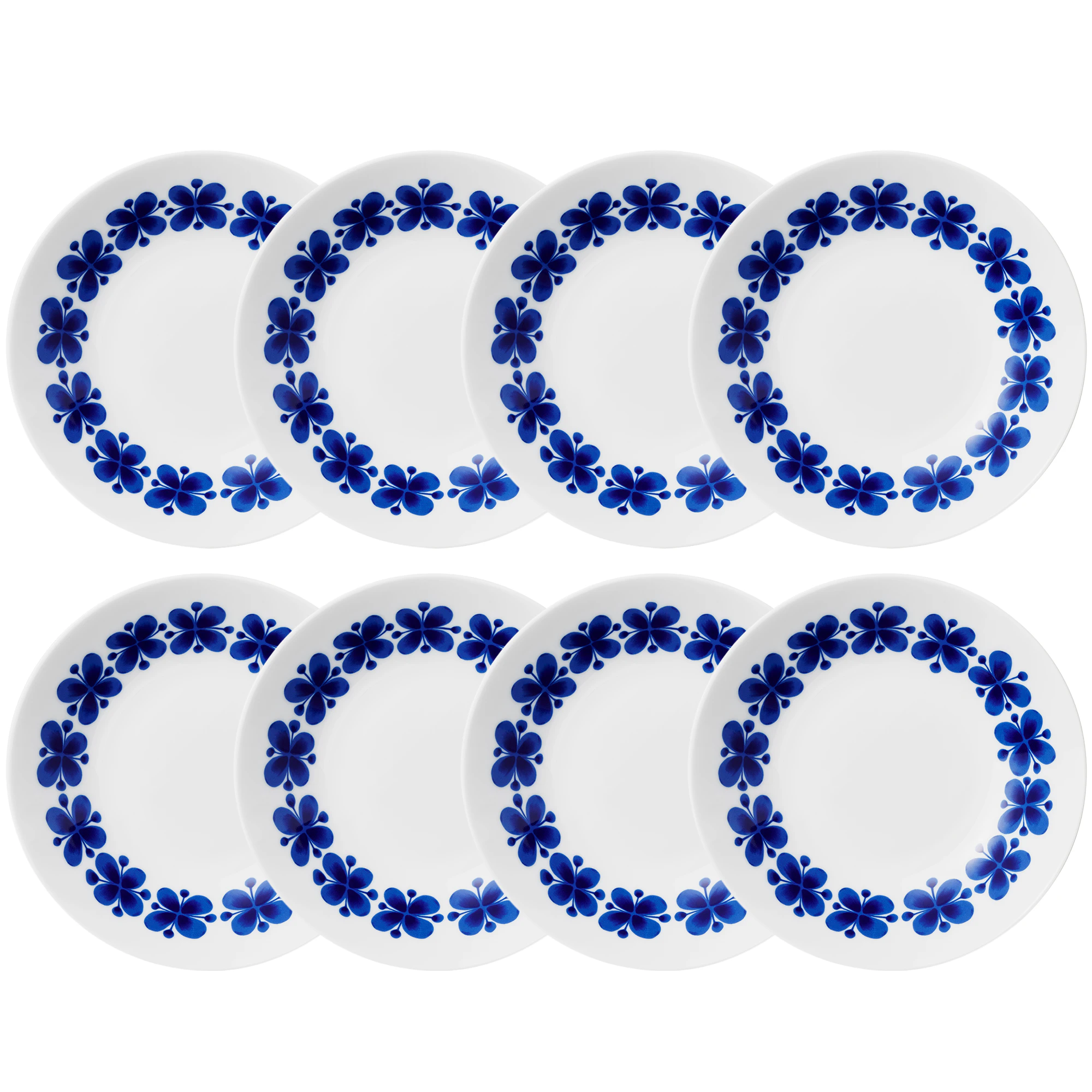 R&ouml;rstrand Mon Amie Dyp Tallerken 20 Cm 8-pk - Dype tallerkener Hvit - 1058775X8