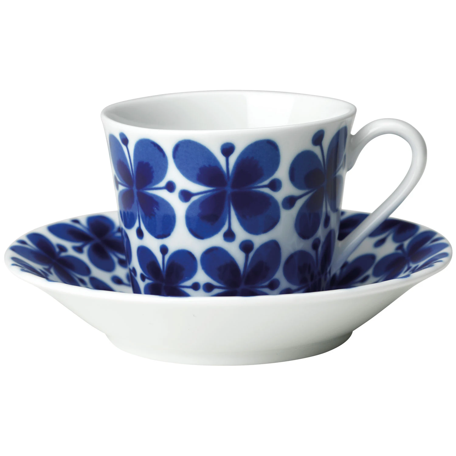 R&ouml;rstrand Mon Amie Kaffekopp Med Tallerken 14 Cl -  Kaffekopper Porselen Bl&aring; - 1072026