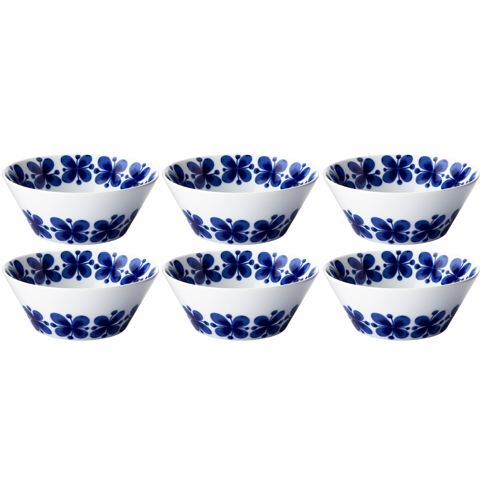 R&ouml;rstrand Mon Amie Sk&aring;l 60 Cl 6-pk - Serveringssk&aring;ler Porselen Hvit - 1012145X6