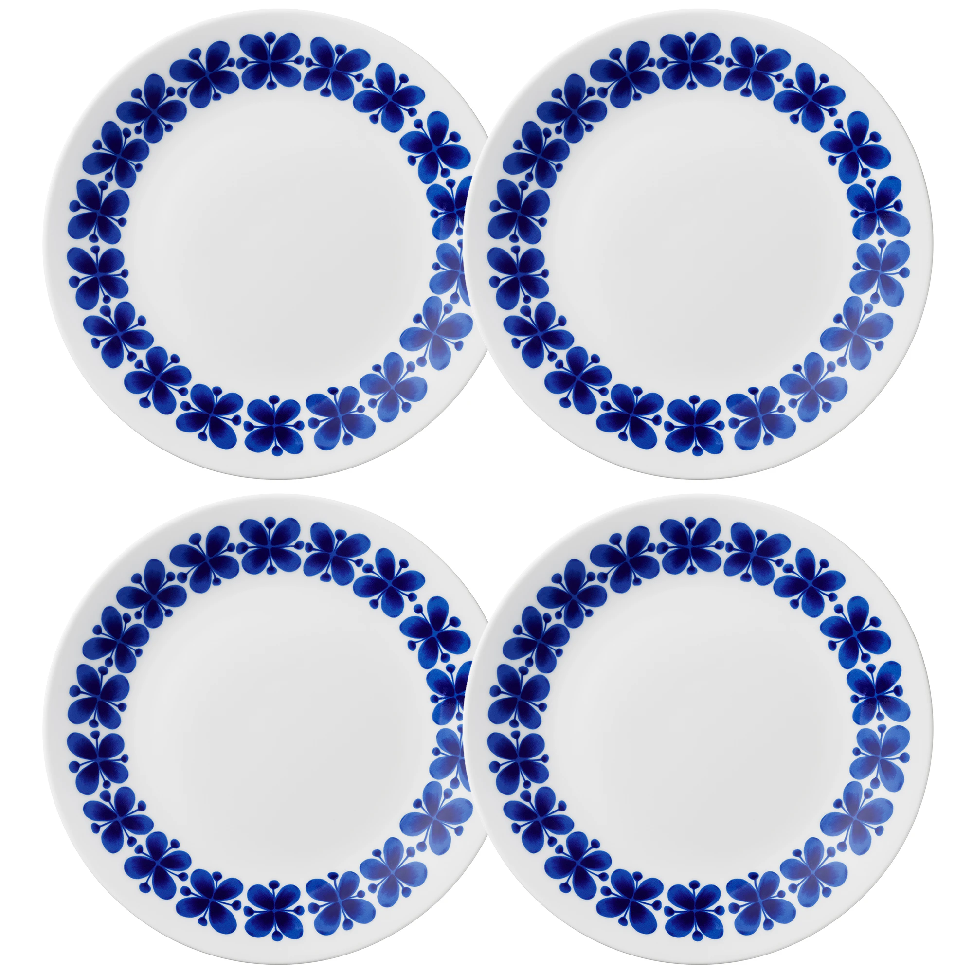 R&ouml;rstrand Mon Amie Tallerken 24 Cm 4-pk - Asjetter Hvit - 1058776X4