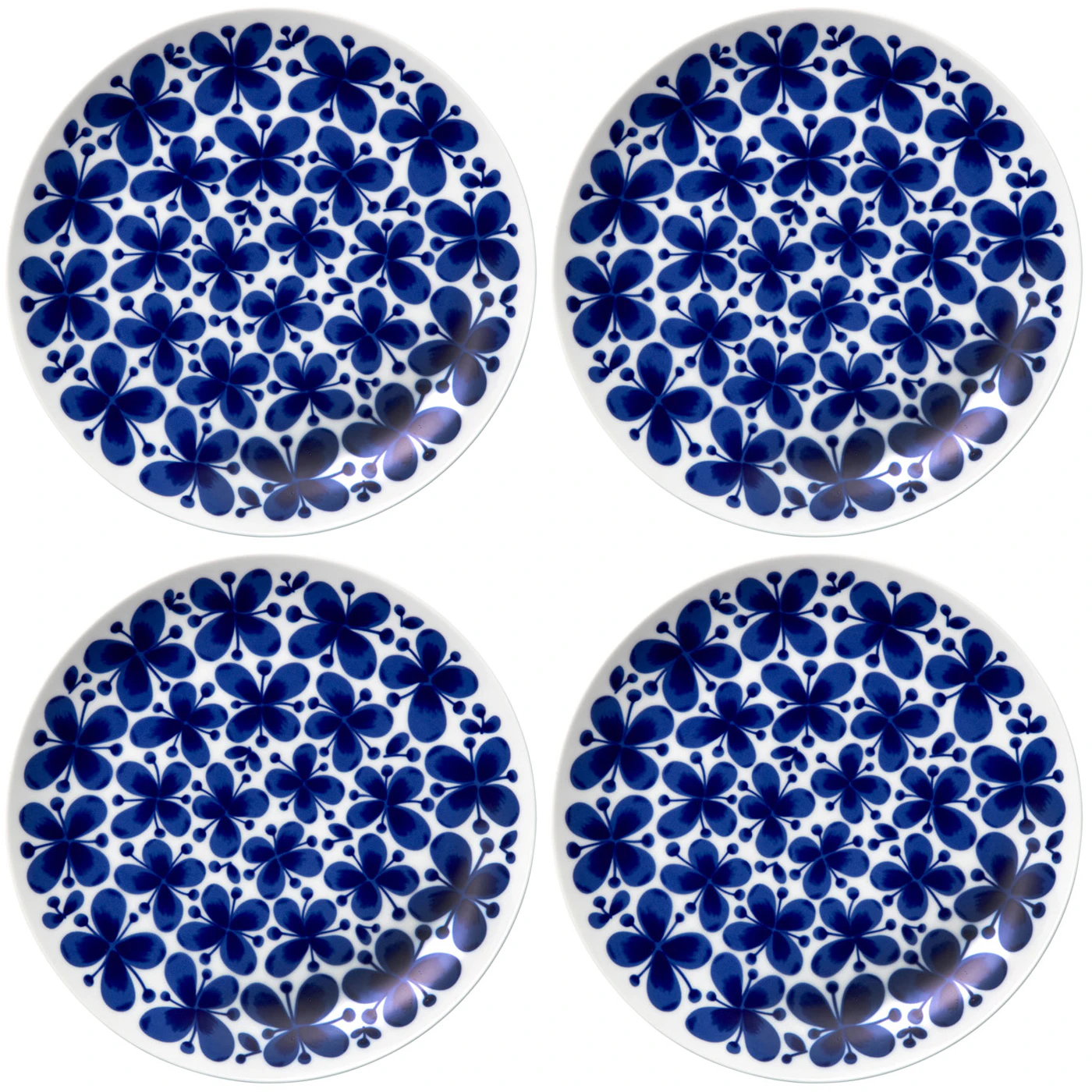 R&ouml;rstrand Mon Amie Tallerken 27 Cm 4-pk -  Tallerkener Porselen Bl&aring; - 1012271 4-PACK