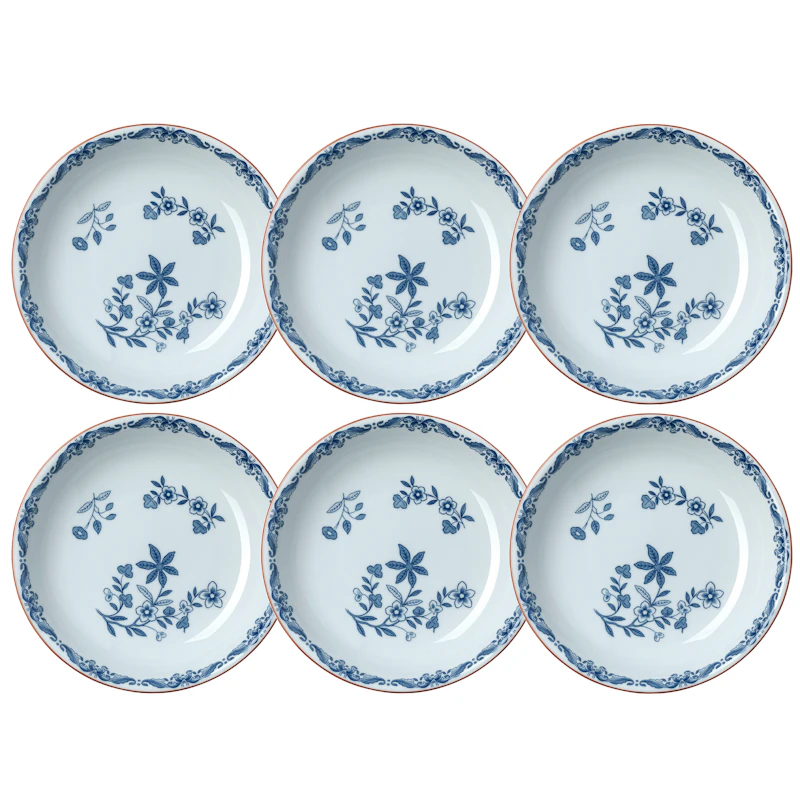 Ostindia Dyp Tallerken 22 cm, 6-pk