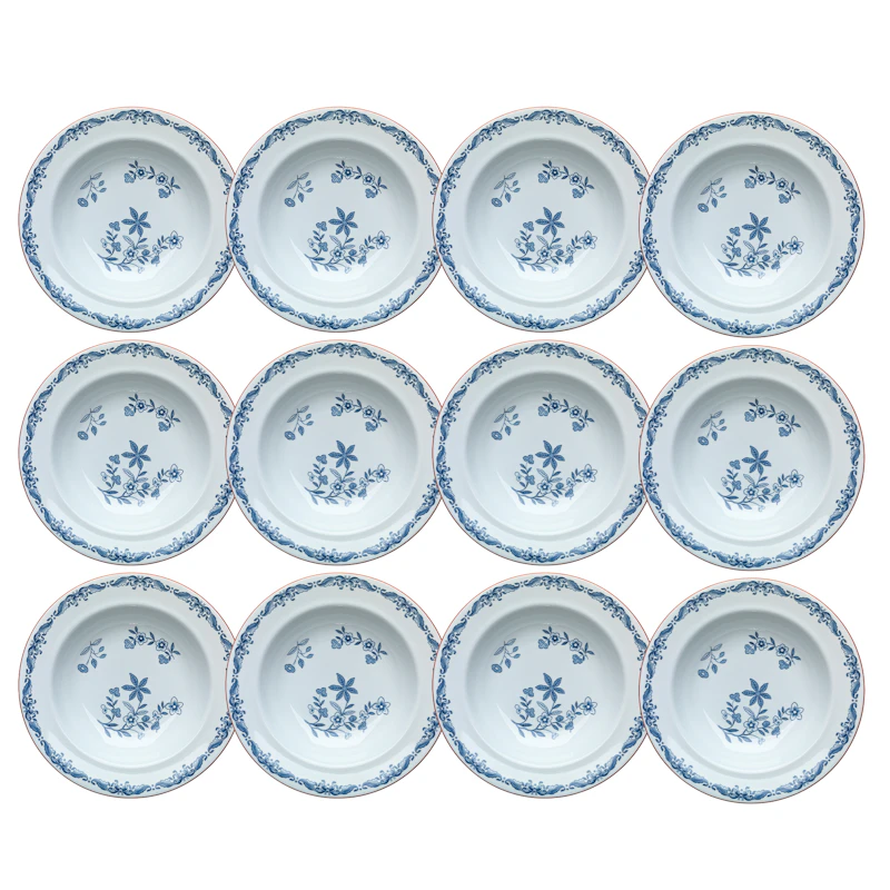 Ostindia Dyp Tallerken 24 cm, 12-pk