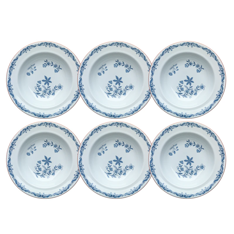 Ostindia Dyp Tallerken 24 cm, 6-pk