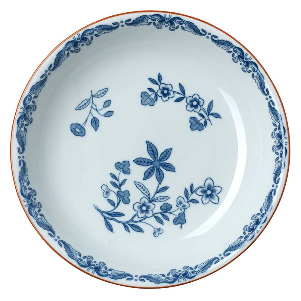 R&ouml;rstrand Ostindia Dyp Tallerken 22 Cm -  Dype tallerkener Porselen Bl&aring; - 1012325