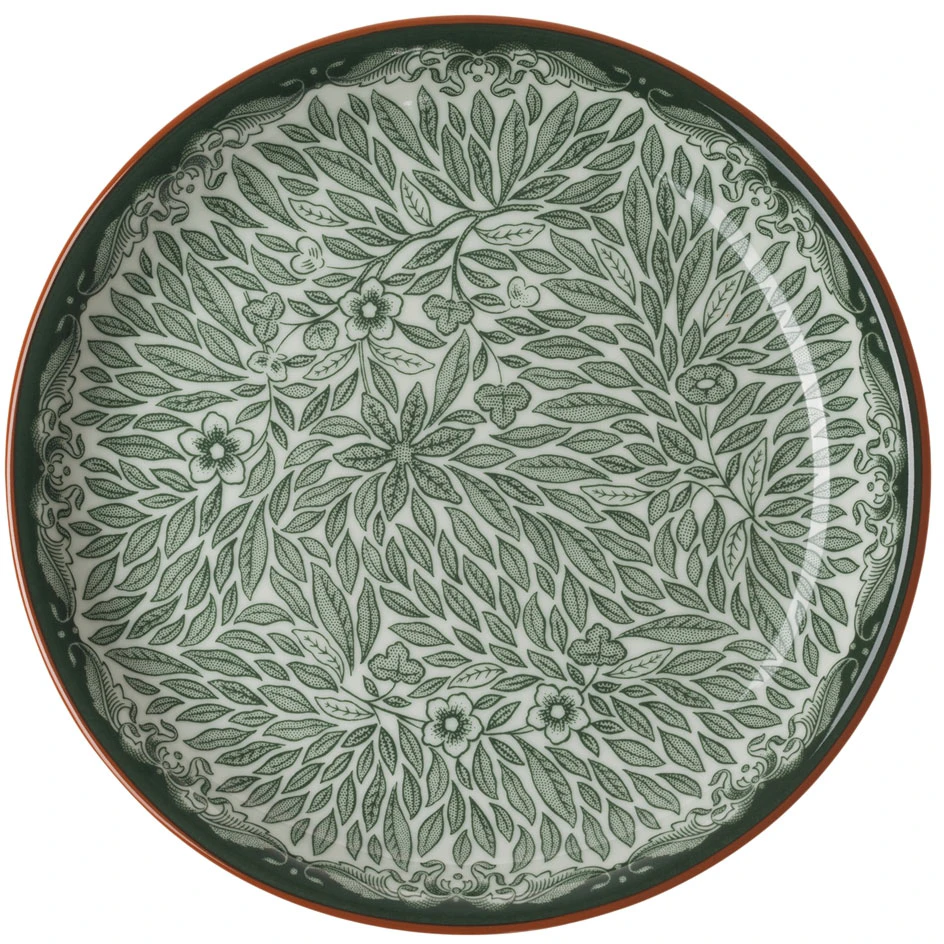 R&ouml;rstrand Ostindia Floris Tallerken 16 Cm  -  Asjetter Feldspar Porcelain Gr&oslash;nn - 1079412