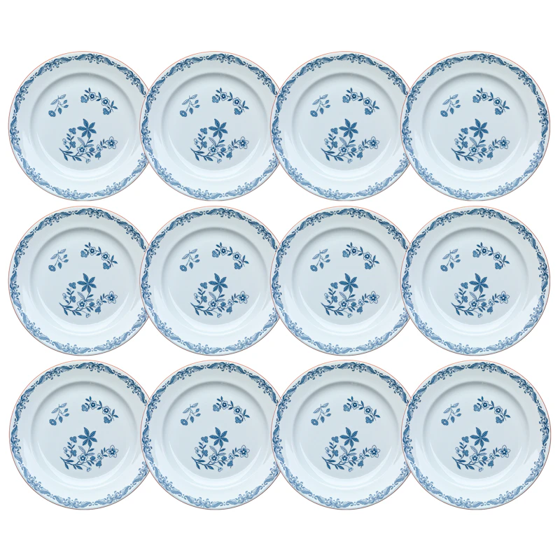 Ostindia Sidetallerken 18 cm, 12-pk