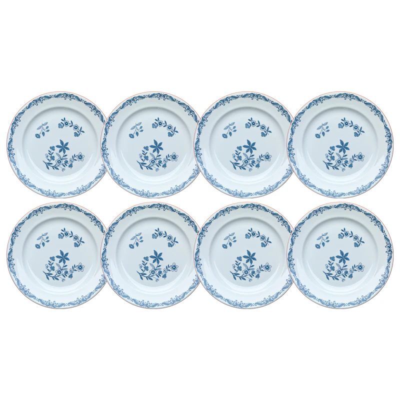 Ostindia Sidetallerken 18 cm, 8-pk