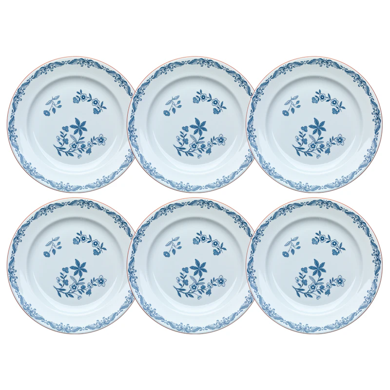 Ostindia Sidetallerken 18 cm, 6-pk