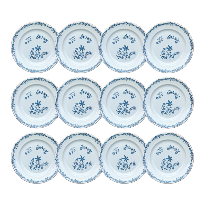Ostindia Tallerken 21 cm, 12-pk