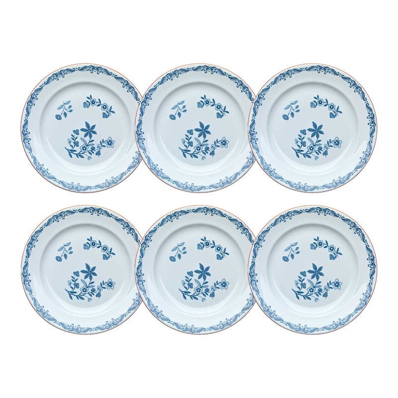 Ostindia Tallerken 27 cm, 6-pk