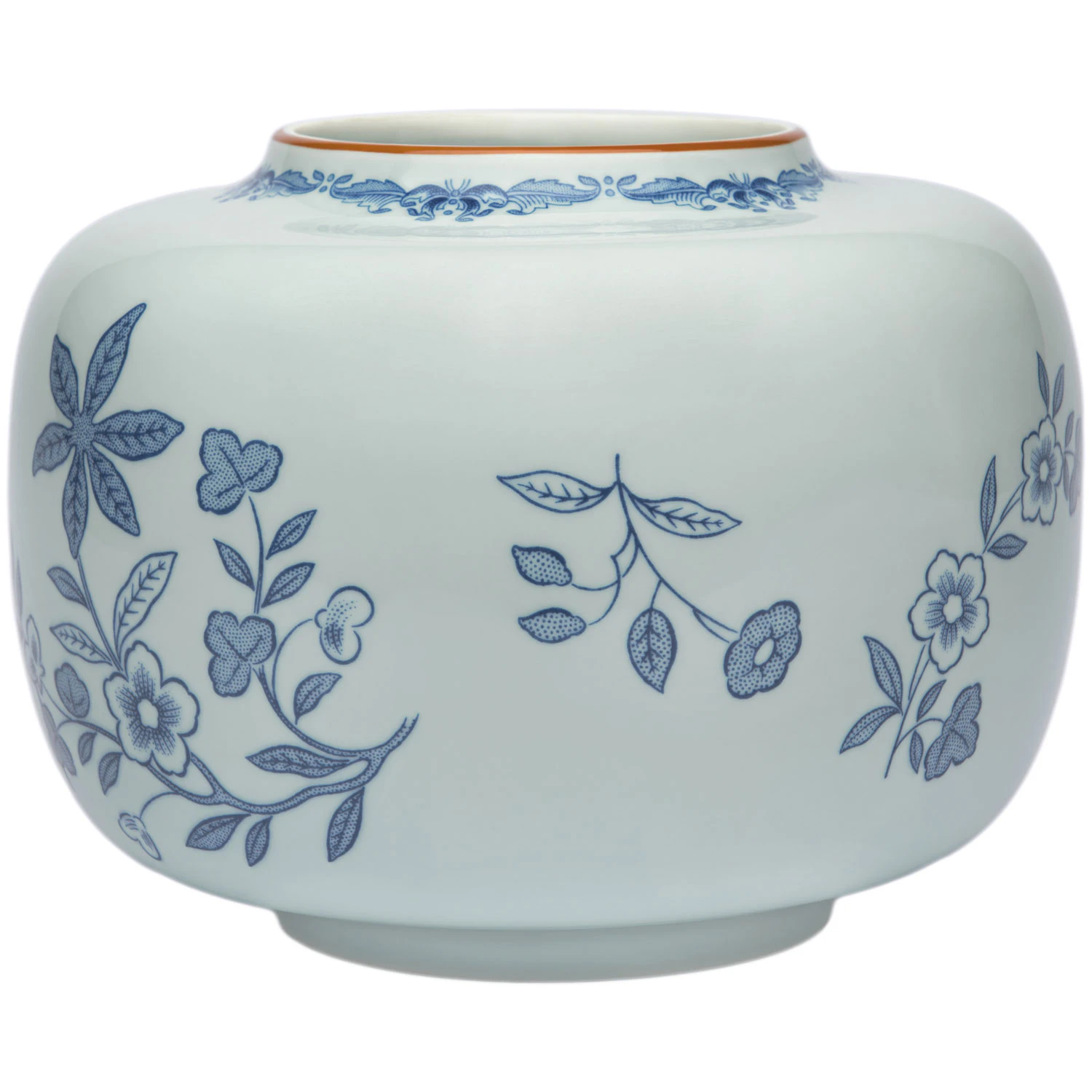 R&ouml;rstrand Ostindia Vase 17x22 Cm -  Vaser Porselen Bl&aring; - 1071124