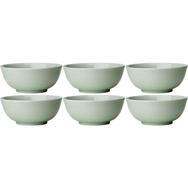 Swedish Grace Skål 60 cl 6-pk, Meadow (Light Green)