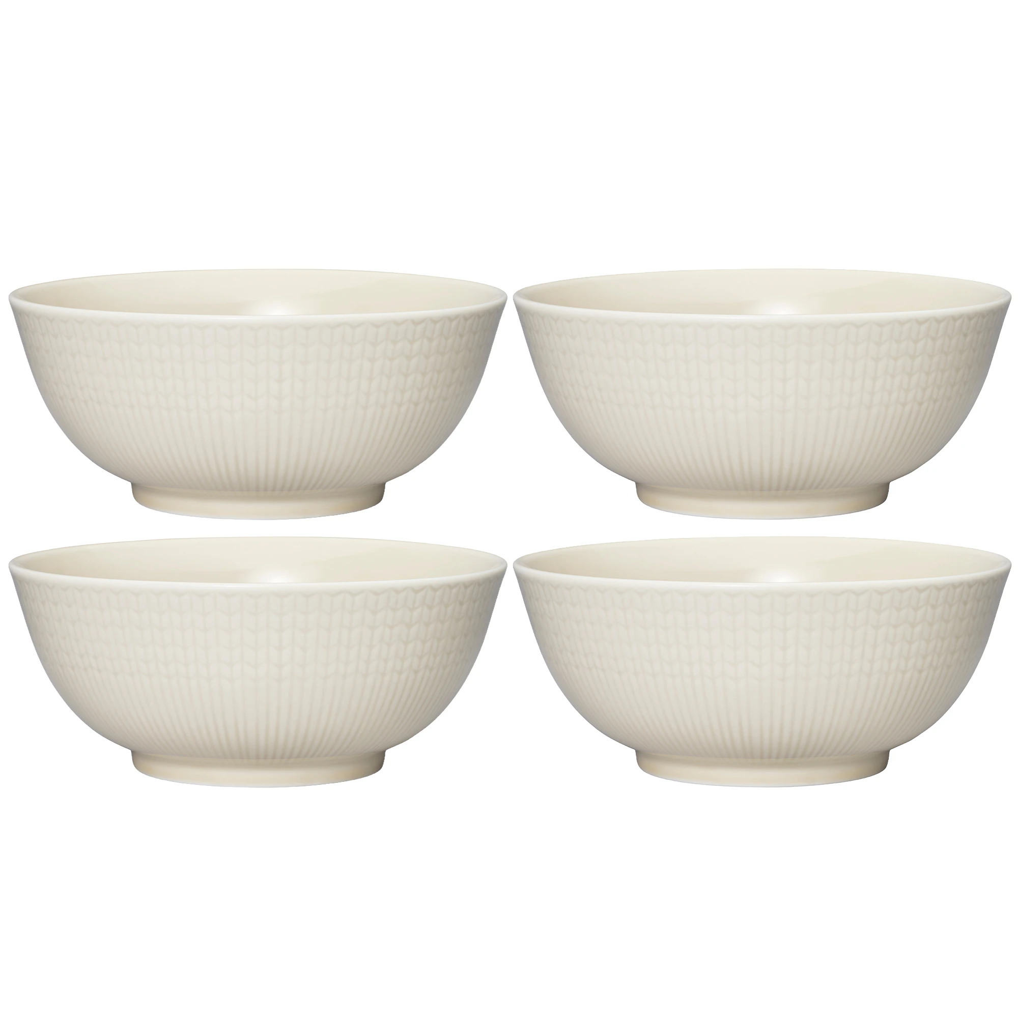 R&ouml;rstrand Swedish Grace Sk&aring;l 60 Cl 4-pk Havre - Serveringssk&aring;ler Porselen Oat (Beige) - 1069428X4