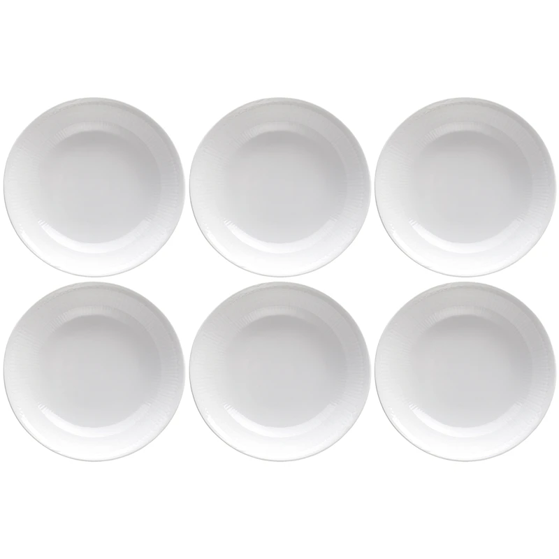 Swedish Grace Dyp Tallerken 19 cm 6-pk, Snø