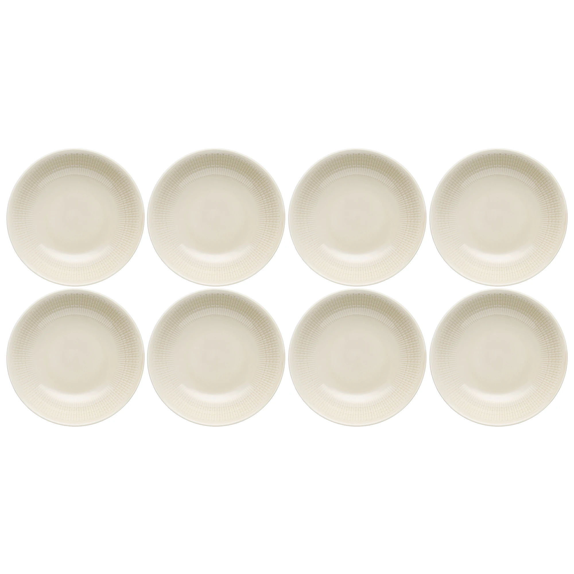R&ouml;rstrand Swedish Grace Dyp Tallerken 19 Cm 8-pk Havre - Dype tallerkener Porselen Oat (Beige) - 1069430X8
