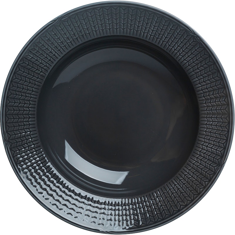 Swedish Grace Dyp Tallerken 25 cm, Stengrå