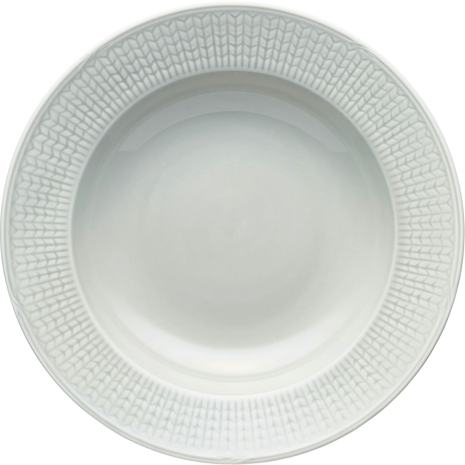 R&ouml;rstrand Swedish Grace Dyp Tallerken 25 Cm T&aring;kegr&aring; -  Dype tallerkener Porselen Fog - 1062124