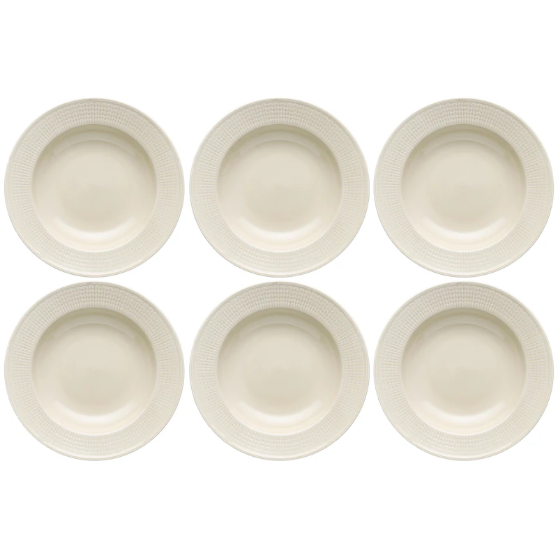 Swedish Grace Dyp Tallerken 25 cm 6-pk, Havre