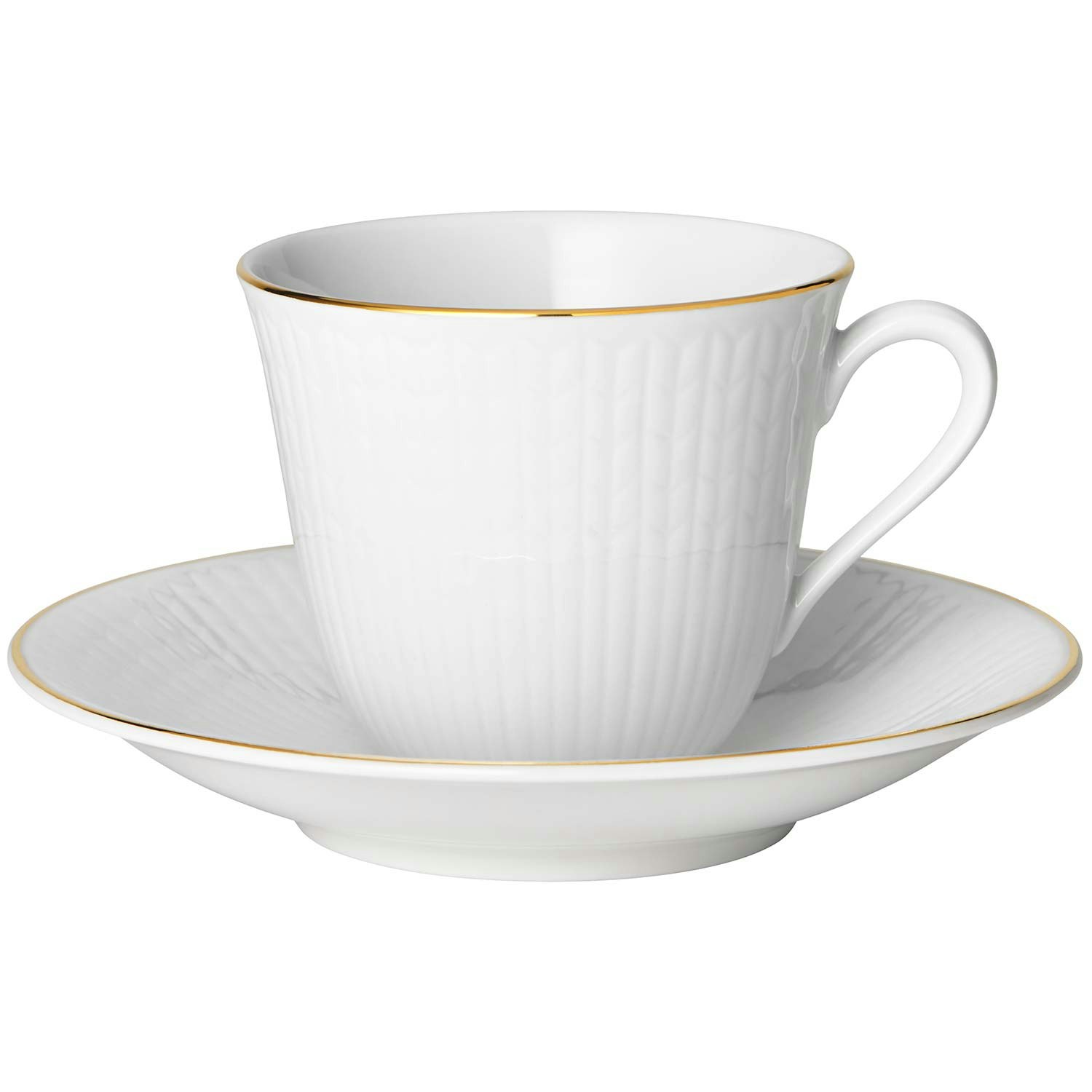 R&ouml;rstrand Swedish Grace Gala Kaffekopp & Sk&aring;l 16 Cl -  Kaffekopper Porselen Hvit - 1052159