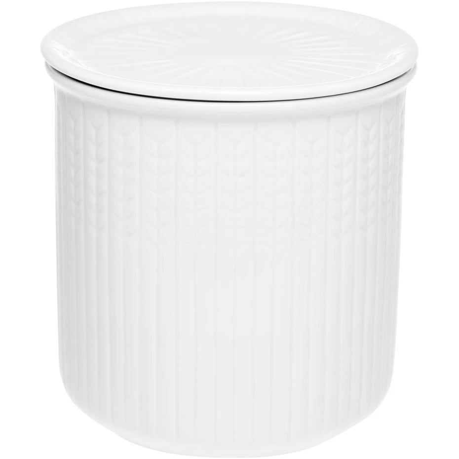 R&ouml;rstrand Swedish Grace Krukke 0,8l Snow -  Oppbevaringsbokser & Lokk Feldspar Porcelain Snow (White) - 1079474