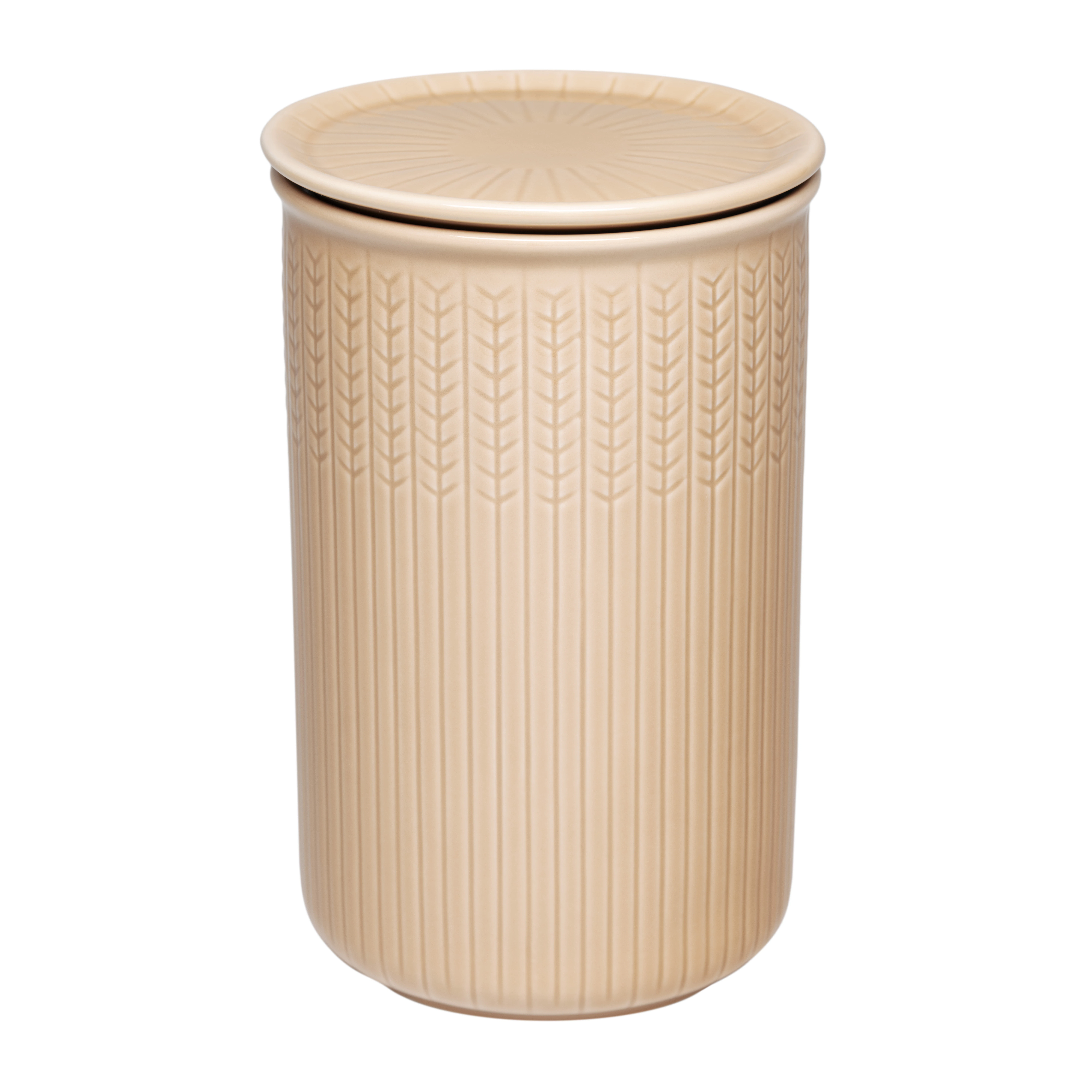 R&ouml;rstrand Swedish Grace Krukke 1,3l Jubilee -  Oppbevaringsbokser & Lokk Feldspar Porcelain Caramel - 1083644