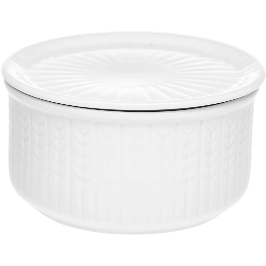 R&ouml;rstrand Swedish Grace Krukke Lav 0,3l Snow -  Oppbevaringsbokser & Lokk Feldspar Porcelain Snow (White) - 1079475
