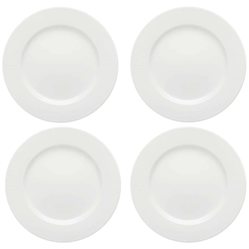 Swedish Grace Sidetallerken 17 cm 4-pk, Snø