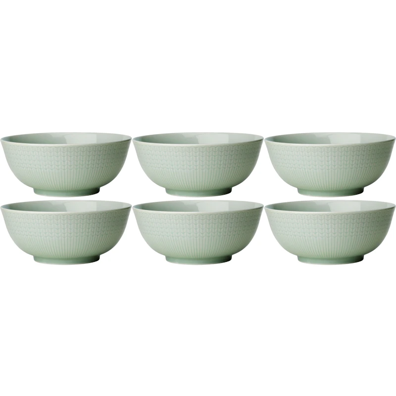 Swedish Grace Skål 60 cl 6-pk, Meadow (Light Green)