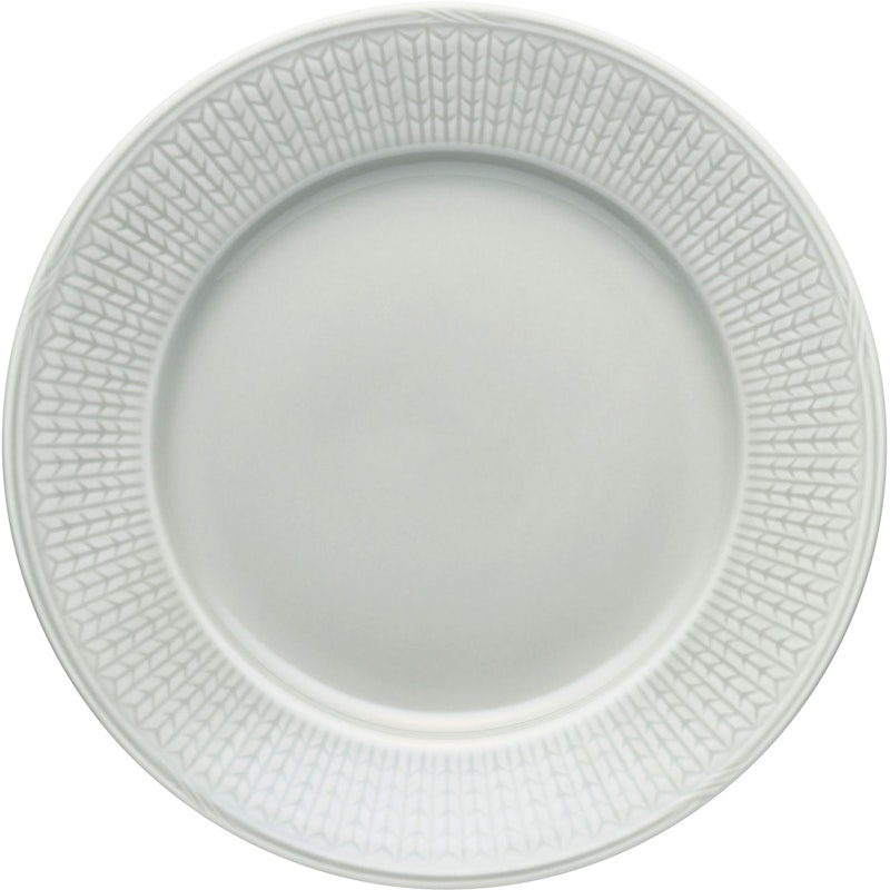 Swedish Grace Tallerken 21 cm, Tåkegrå