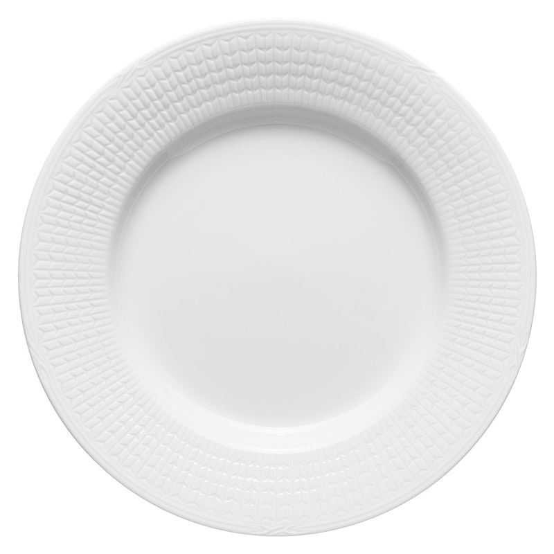 Swedish Grace Tallerken 24 cm, Snø