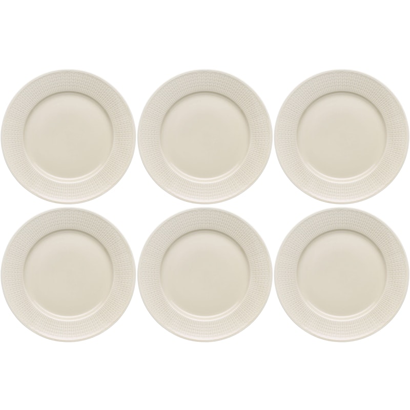 Swedish Grace Tallerken 27 cm 6-pk, Oat (Beige)
