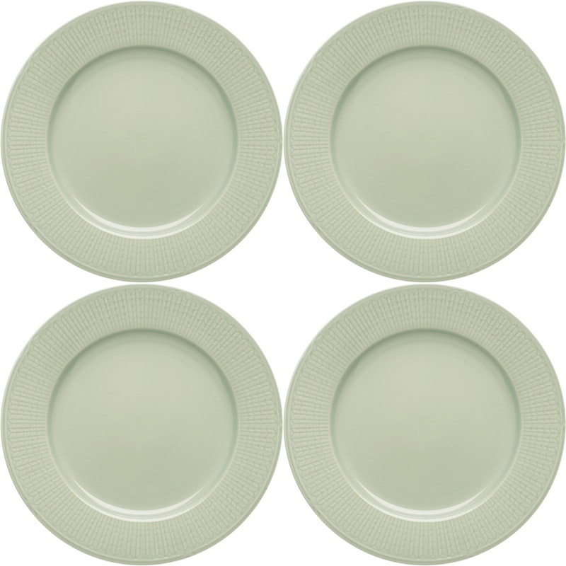 Swedish Grace Tallerkener 27 cm 4-pk, Meadow