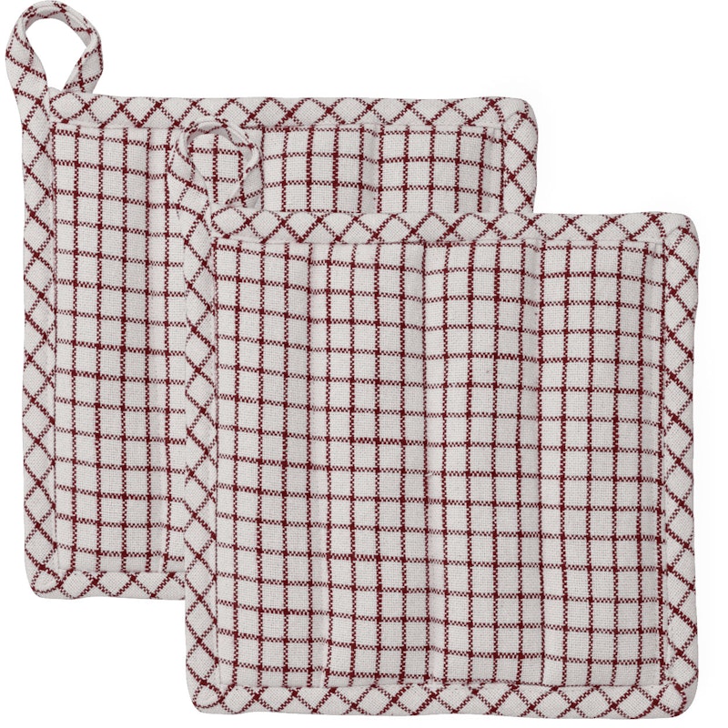 Garn Gryteklut 22x22 cm 2-pk, Terracotta