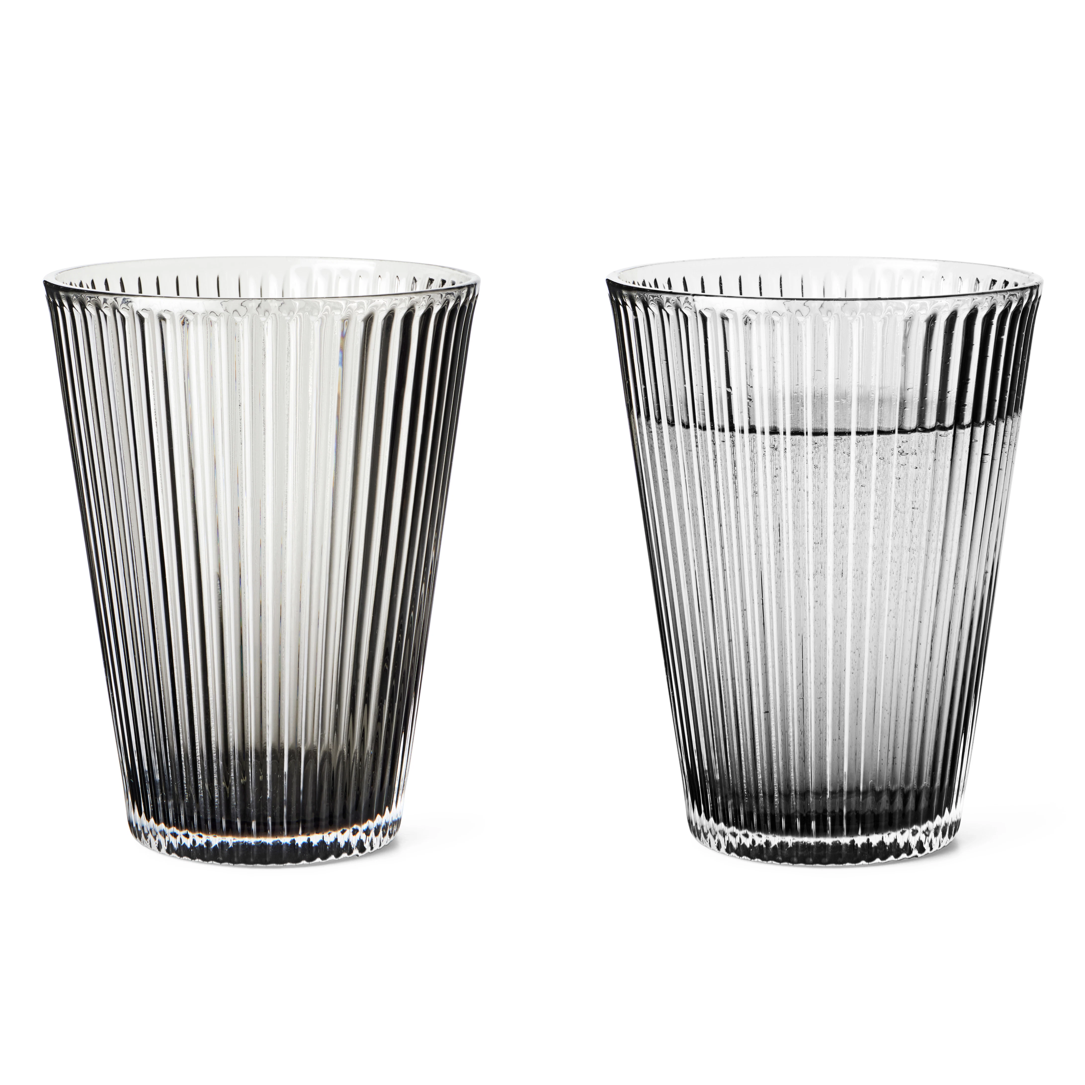 Rosendahl Copenhagen Grand Cru Nouveau Vannglass 36 Cl 2-pk R&oslash;yk -  Glass Munnbl&aring;st Glass Smoke - 25403