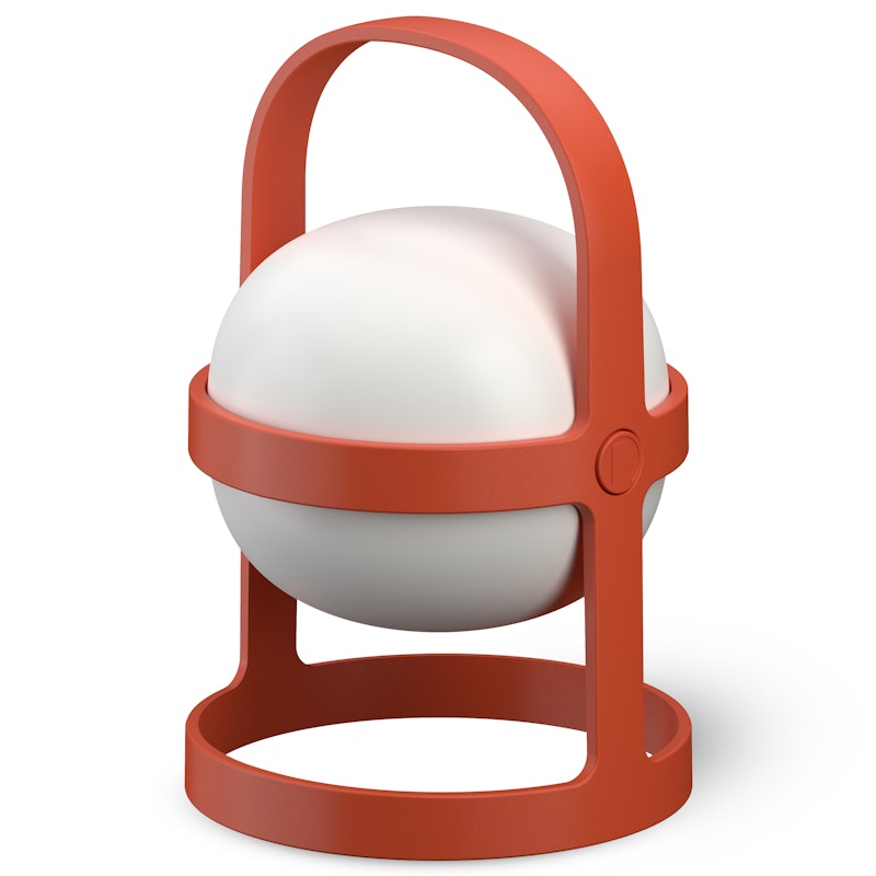 Soft Spot Solar Circular Lampe Bærbar 18,5 cm, Terracotta