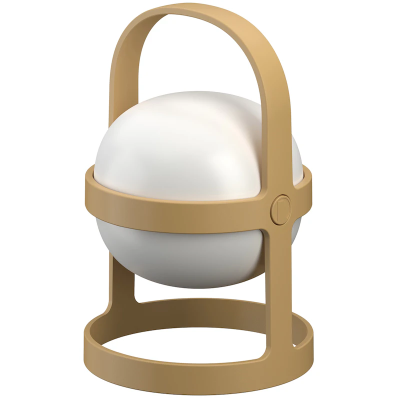 Soft Spot Solar Circular Lampe Bærbar 25 cm, Wheat
