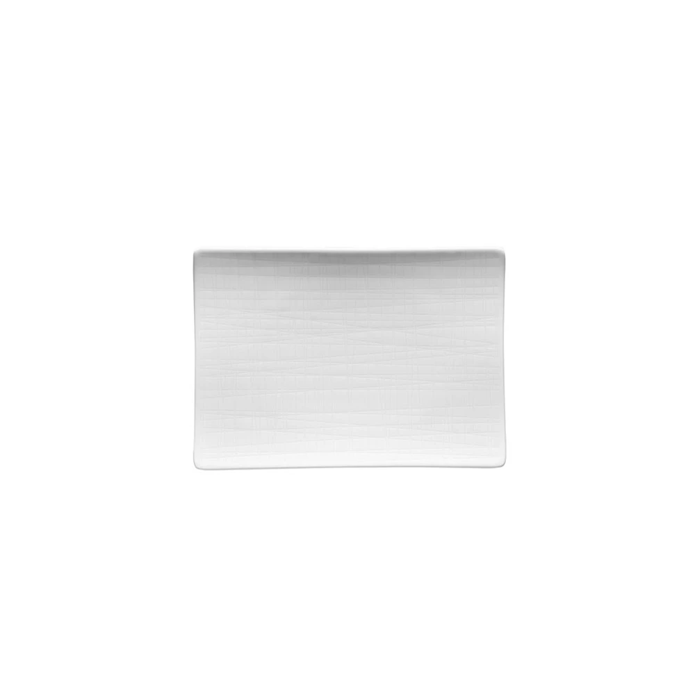Rosenthal Mesh Relief Fat 18 x 13 Cm  -  Serveringsfat Hvit - 11770-800001-12382
