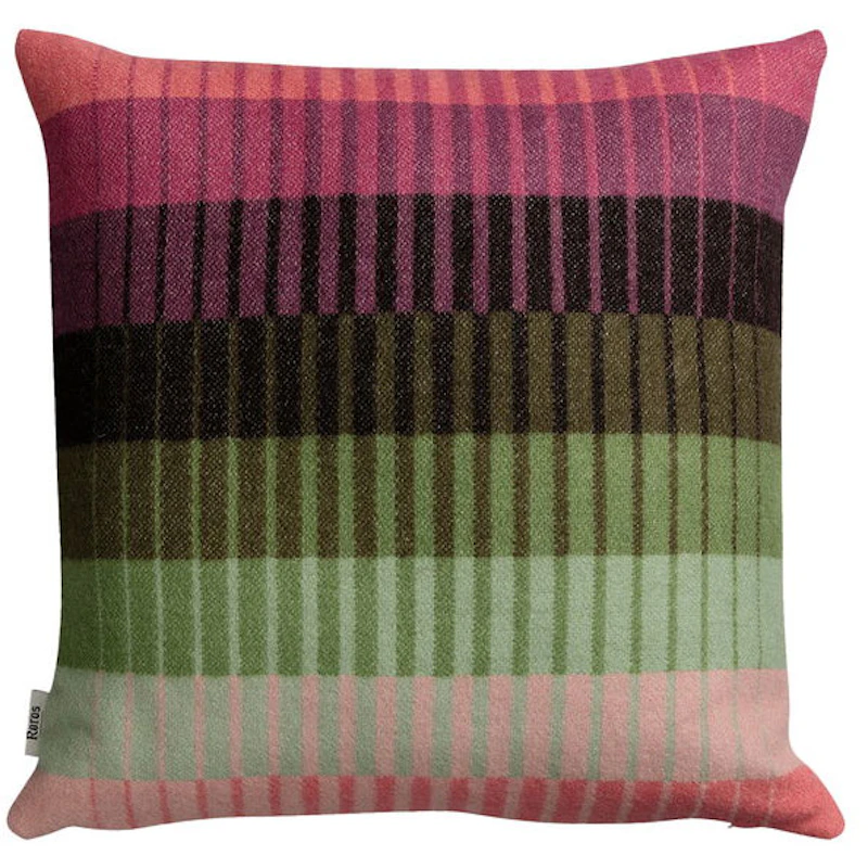 Åsmund Gradient Pute 50x50 cm, Rosa / Grønn