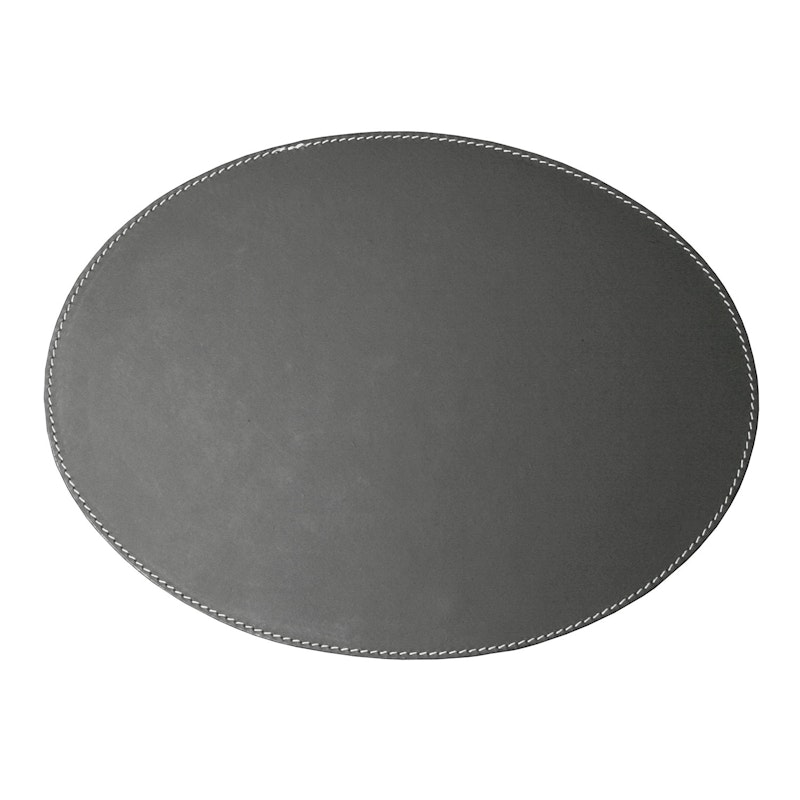 Bordbrikke Oval 35x48 cm, Grå